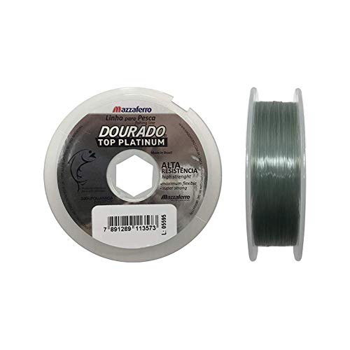 Linha Monofilamento Top Platinum 0,25mm 4,8kg 100m Mazzaferro