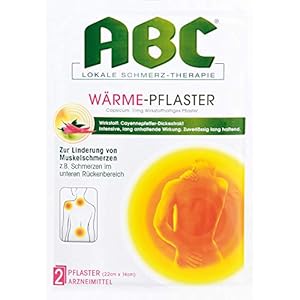 ABC Wärme-Pflaster zur Linderung von Muskelschmerzen, 2 st. Pleister