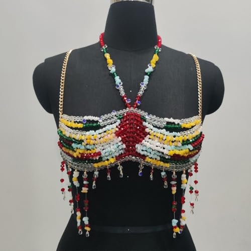 Cadena de pecho con cuentas para deslumbrar en la playa este verano 4