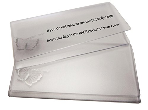 Wings Craft & Fundraising Supply Checkbook Vinyl Protectors/Dividers For Leather & Hand Crafted Covers (Set Of 2) #TOP4