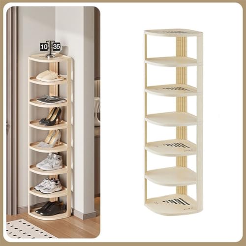 Étagère à chaussures empilable multicouche pour libérer l'espace des petits couloirs - 2