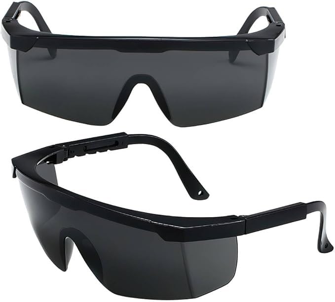 2 Stück IPL Lichtschutzbrille Solarium Brille 200nm-2000nm WellenläNge Laserschutzbrille Die HPL/IPL Haarentfernung Mit UV-C-Schutz Laserschutzbrille Kosmetischen Augenschutz Haarentfernung Lase