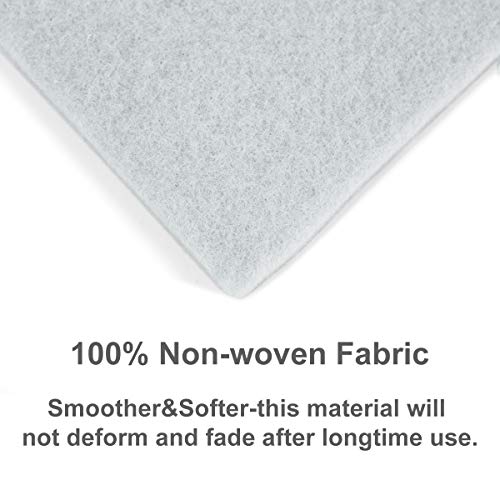 Duwee Delux Ironing Board Padding, Extra Dense Felt Material with 10 mm Thickness (54" x 18")