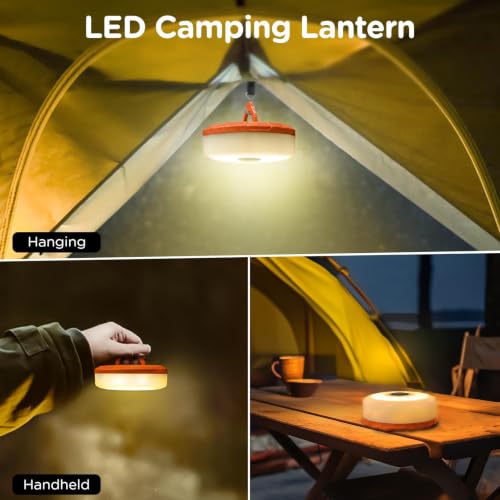 Image of OGERY Camping String Lights 4 in 1, 32.8FT Quick Storage 8 Modes Protable