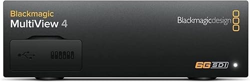 Blackmagic Design 003888 MultiView 4 MultiViewer, 4 Sistemas, Entrada 6G-SDI