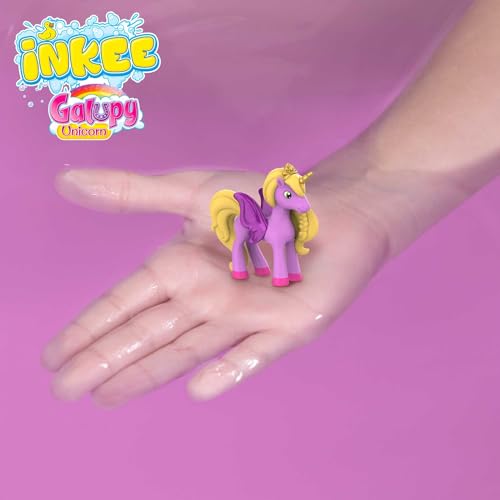 INKEE Surprise Pack de 3 Bombas De Baño con Sorpresa De Galupy Unicorn, Bomba de Baño para Niñas con figura 3D de Unicornio, Aroma a Caramelo - imagen 3