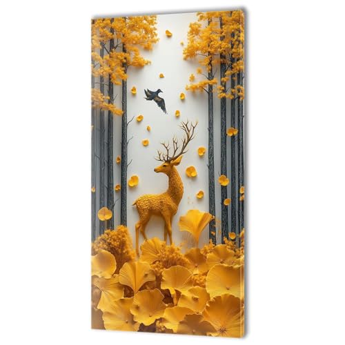 ペイントバイナンバー 森 動物 大人用 初心者向け DIY 油絵の芸術工芸品 大人向け 数字塗り絵 しわ防止キャンバス Acrylic Paint Set 数字油絵 大きい ?意ウォールアート 家の装飾 手工???画 クリスマスプレゼント 70x140cm