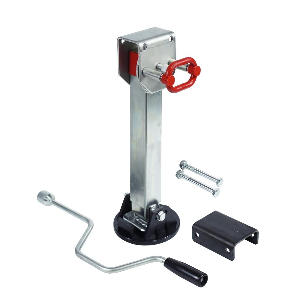 Manueller Wagenheber Anhänger Jack 370~500mm Drop Down Caravan Parkplatz Stabilser Beine Handler Wohnmobil Ständer Ecke Steady Camper Teile Zubehör Rangierwagenheber