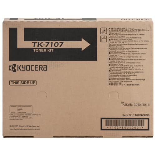 Kyocera 7107 Noir TASKalfa 3010i 1 pc S 20000 Pages Laser Toner