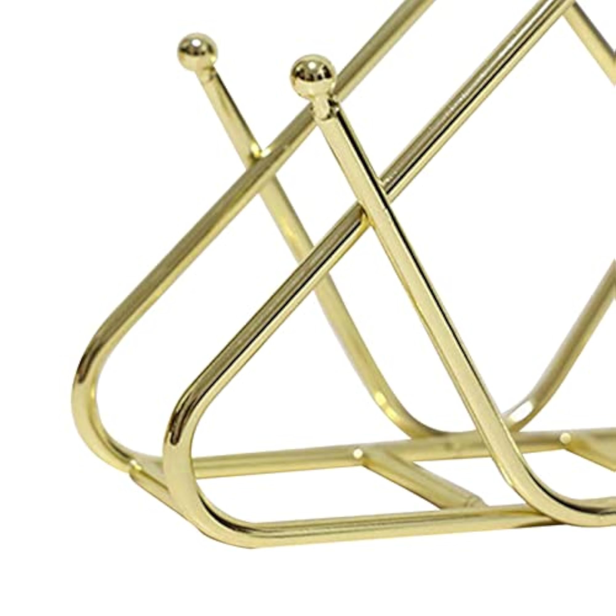 Napkin Holder Stand Organizer for Cocktail Dining Table, Golden