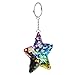 Produktbild Vektenxi Durable Pailletten Pentagram Keychain Glitter Keychain Geschenke für Frauen Auto Tasche Zubehör Keychain, Multicolor