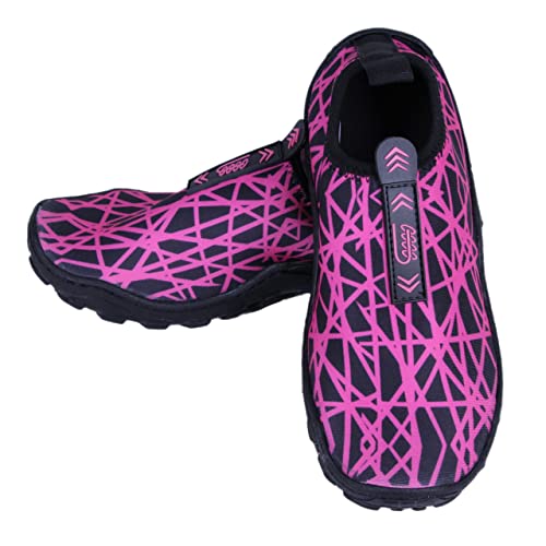 Sapatilha Aquatica Tenis Hibrido Neoprene Pesca Esporte Aquatico (42, preto/rosa)