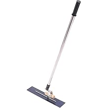 Prolift, Concrete Trowel with Telescopic Handle for Smoothing Garden Paths and Diy Slabs, Stainless & Manganese Build, Light 5 Lb Tool for Home Builders