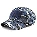 The Hat Depot Cotton & Pigment Low Profile Tactical Operator USA Flag Patch Military Army Cap(Blue Digi Camo)
