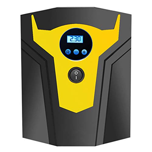 BECCYYLY Bomba de neumáticos, compresor de inflado de neumáticos de Coche para Bomba de AIRE de Coche, inflador de neumáticos, Mini Infladors eléctricos portátiles, LED Digital