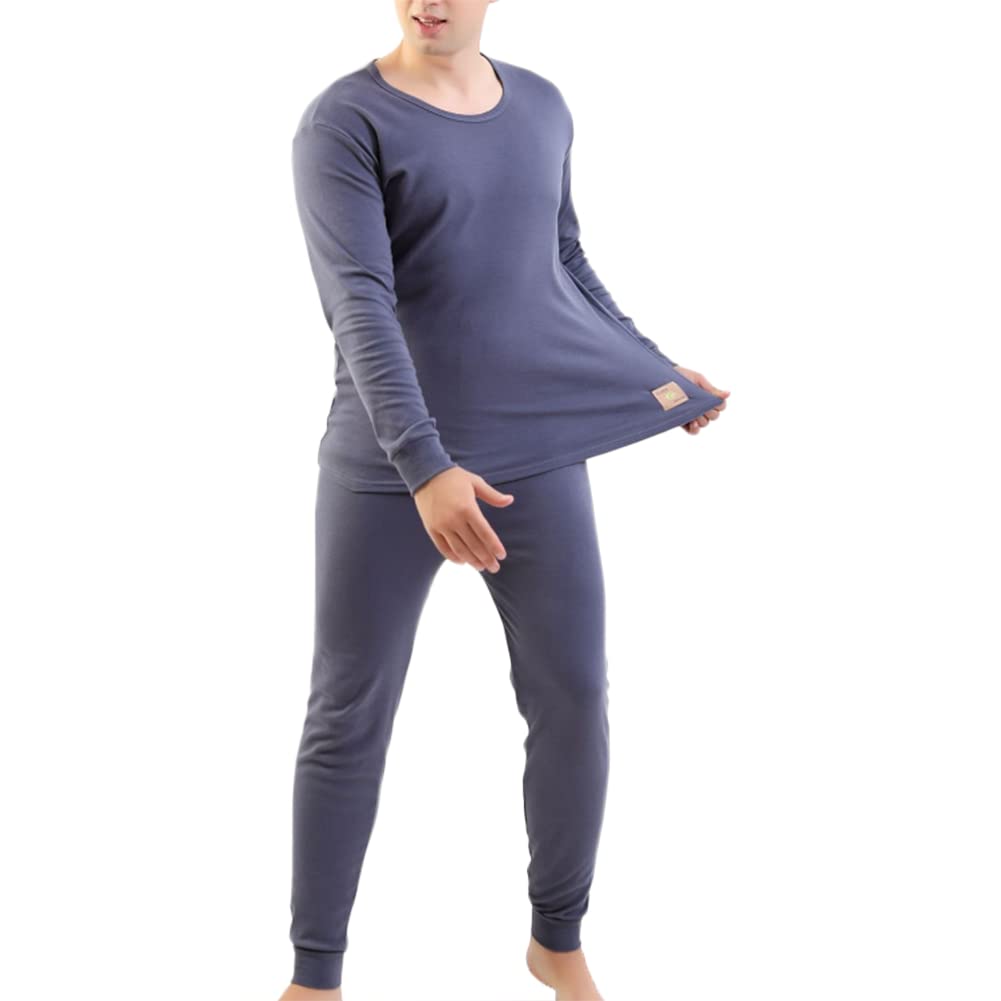 Men's Thermal Underwear Set Warm with Inner Fleece 3XL-9XL