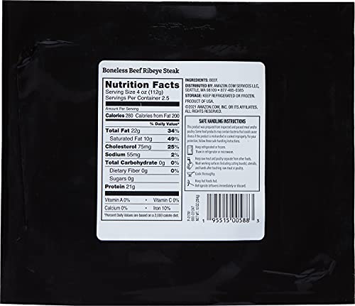 Fresh Brand – Beef Ribeye Steak, Usda Choice, Boneless, 10 Oz #TOP1