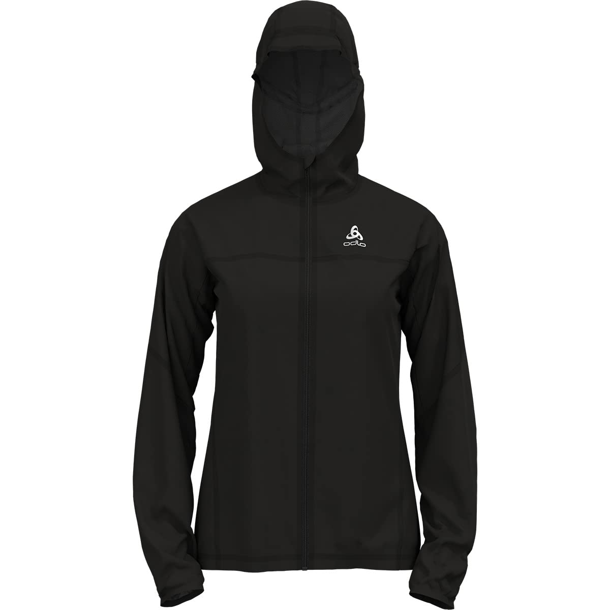 ODLO Women's Zeroweight waterproof jacket, black, XS