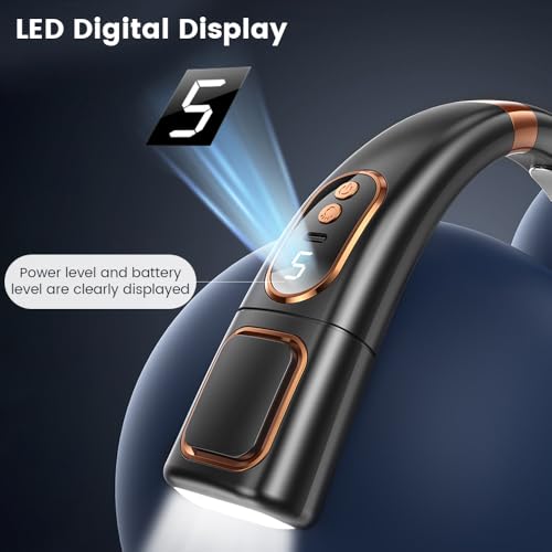 Ventilateur de cou avec plaque de refroidissement et écran LED rechargeable