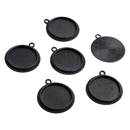 20pcs 16mm Inner Size Antique Bronze And Silver Plated Simple