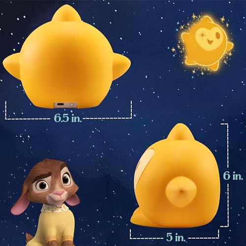 Disney Squish'ems Wish Star Night Light for Kids, Soft Silicone by Disney - Used condition - Image 7