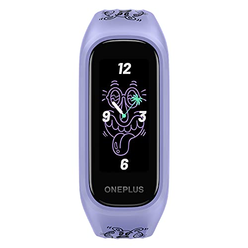 Oneplus Band: Steven Harrington Edition: Smart Everywear : 1.1(2.8 Cm) Amoled Display, Continuous Blood Oxygen Saturation Monitoring (Sp02), 5Atm + Ip68 Water & Dust Resistant