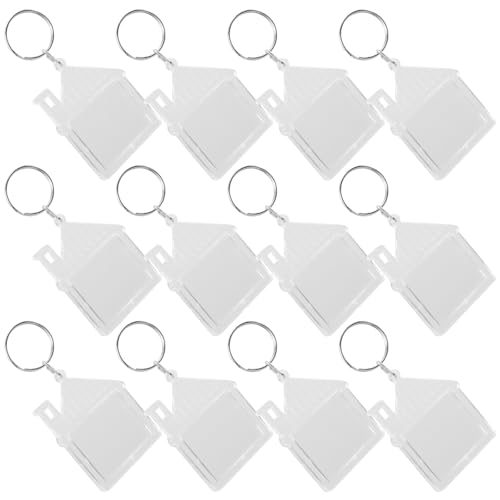 Porte-clés cadre photo acrylique transparent 100 pièces pour cadeaux d'invités