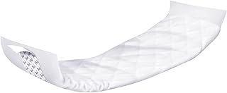 Dignity Super Duty Insert Incontinence Pads - Disposable & Adhesive Absorbent Odor Control Incontinence Liners - 25, 4"x12" Pads