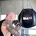 SMAI Leather Hybrid MMA Sparring Gloves: Premium Leather for Kickboxing, Cage Fight, Striking, Grappling, Martial Arts, and Heavy Bag Training. Open-Palm Design for Men and Women (XL)