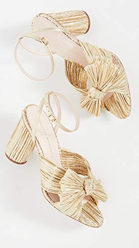 Image of Loeffler Randall Women's Camellia Pleated Bow Heel with Ankle Strap