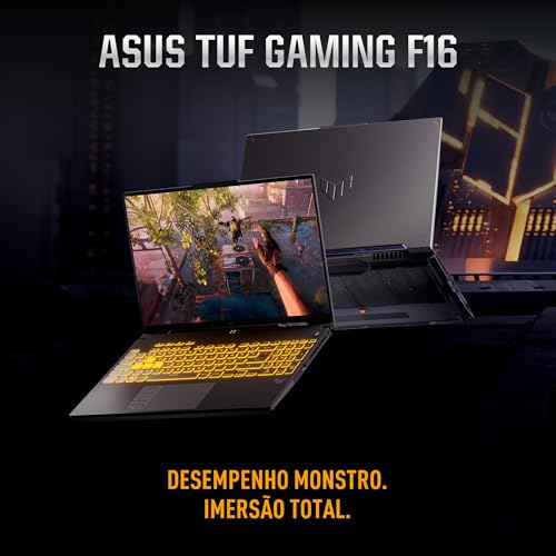 Notebook ASUS TUF Gaming F16 Intel Core 5, RTX 3050, 16 GB, 512 GB SSD, KeepOS, 16.0” FHD, Mecha Gray – FX607VJ-RL015