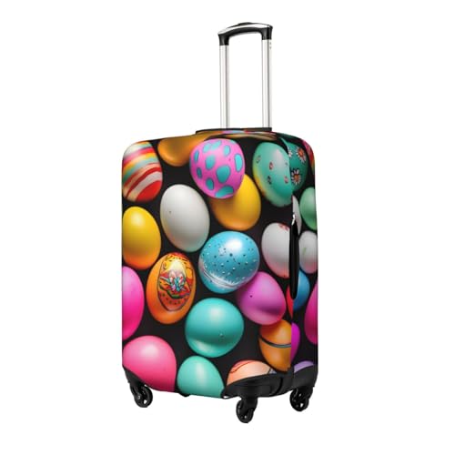 Easter Eggs Print Luggage Cover Suitcase Protector Anti-scratch Fits 18-32 Inch Trolley Case2