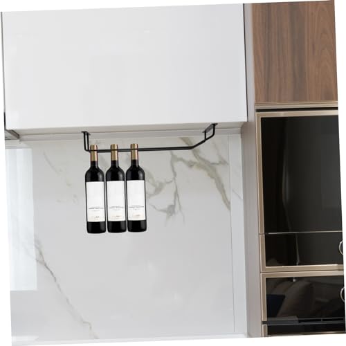 Soporte para botella de vino de hierro moderno para un solo soporte miniatura 2
