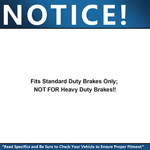 Image of Detroit Axle - Brake Kit for Ford 2011-2019 Taurus Explorer 2012-2019 Flex Lincoln 2011-2012 MKS Drilled Slotted Brake Rotors Ceramic Brakes Pads Replacement: 12.8 inch inch Front 12.99 inch inch Rear