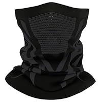DAKLOP Motorrad-Gesichtsmaske, für Herbst/Winter Outdoor-Aktivitäten/Radfahren, atmungsaktive Wabenlöcher, hochelastisches Nylon, Halstuch warm