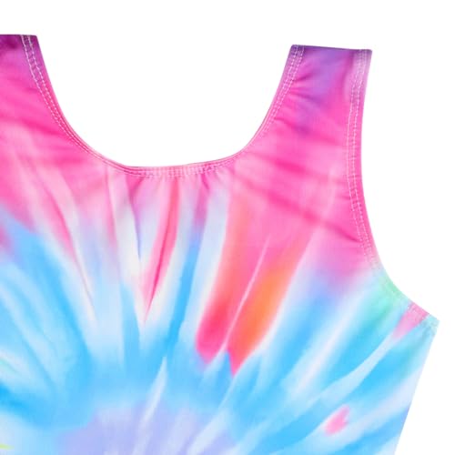 HOZIY Gymnastics Leotards for Girls with Shorts Biketards Dance Tumbling Outfits Matching Scrunchies 1-12 Years Old