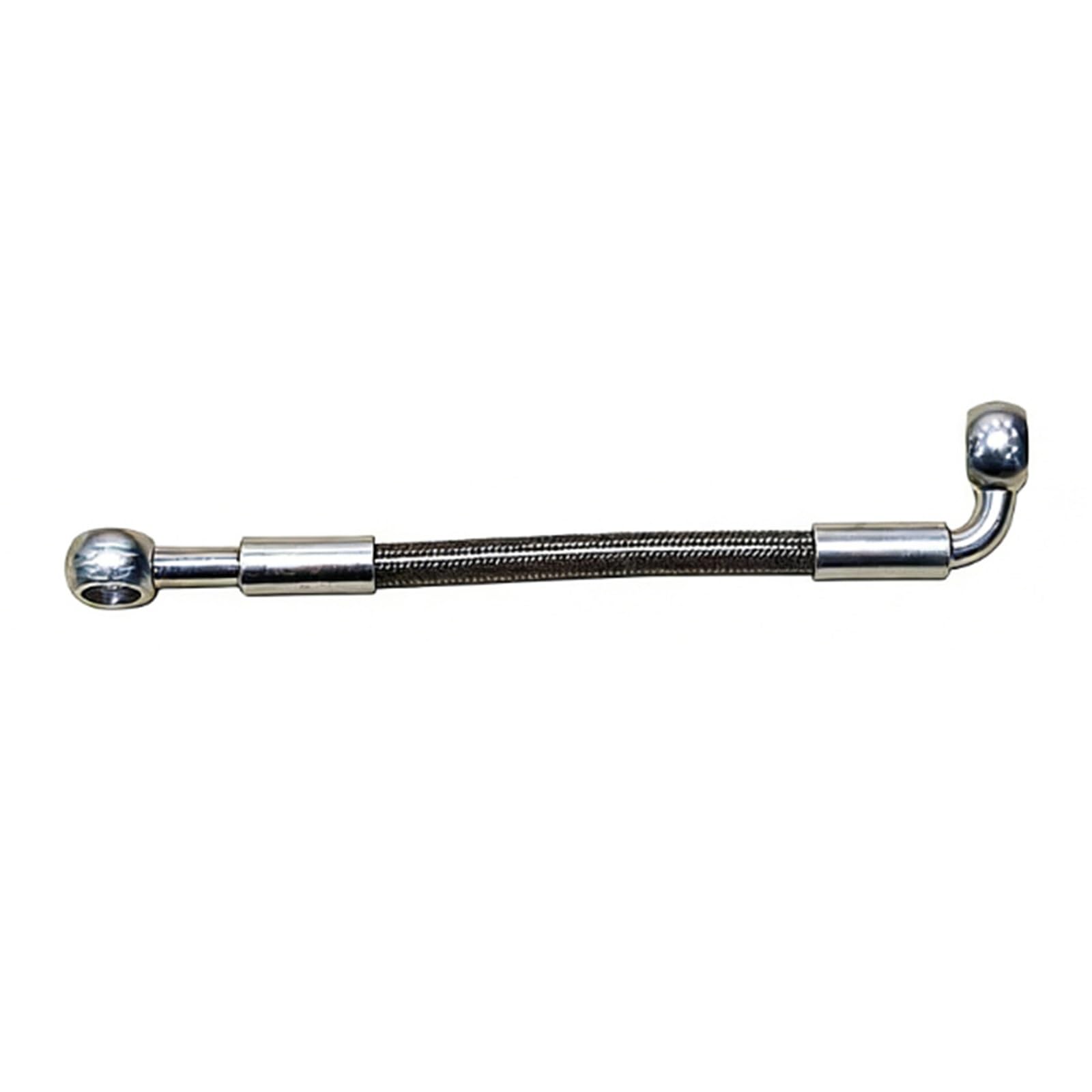 Accessoires de freinage Câble De Frein Tressé Hydraulique pour Moto, 30cm-240cm 0 °-90 °, Tuyau D'huile, 8mm 10mm, Accessoires Banjo(30cm)