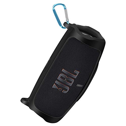 Siliconen hoes voor JBL Charge 5, beschermhoes met schouderriem en karabijnhaak voor JBL Charge 5, draagbare reistas… - Image 4