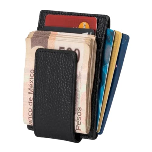 La Mejor Lista de Pinzas para billetes para Hombre favoritos de las personas. 42 Clip Para Billetes Cartera Tarjetero Unisex Antirobo Calidad (negro)