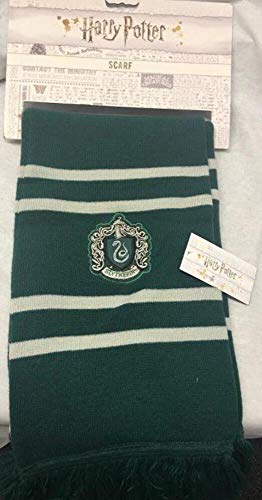 Écharpe Serpentard Harry Potter longue taille originale Wizarding World verte