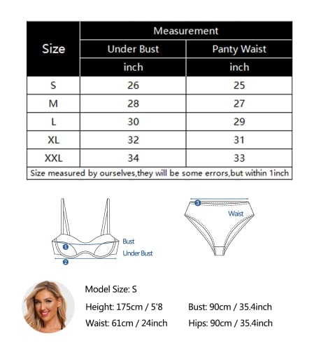 RSLOVE-Lenceria-Sexy-para-Mujer-Conjunto-de-Brasier-y-Bragas-de-Encaje-Floral-Conjunto-de-Brasier-de-3-Piezas-con-Liguero