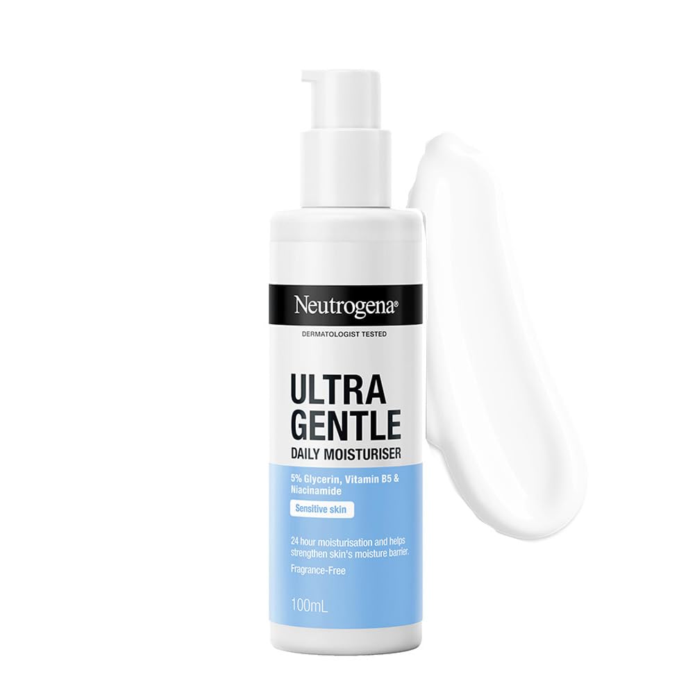 Neutrogena Ultra Gentle Daily Moisturiser | Oil Free | Glycerine, Niac