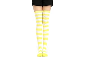 Classy Women's Knee High Striped Socks