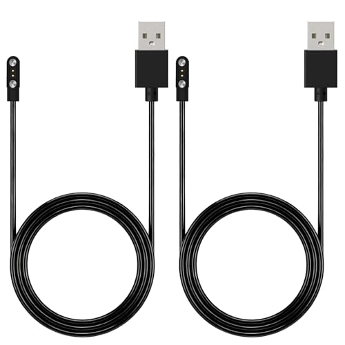 2 Pièces Chargeur pour Montres Connectées, Universel Câble USB Magnétique 2 Broches de 2,8 mm, Chargeur Magnétique pour Montres Connectées, Charge Rapide et Sécurisée ( 2.54mm - 2.84mm, Modèle A+B) – vue 7