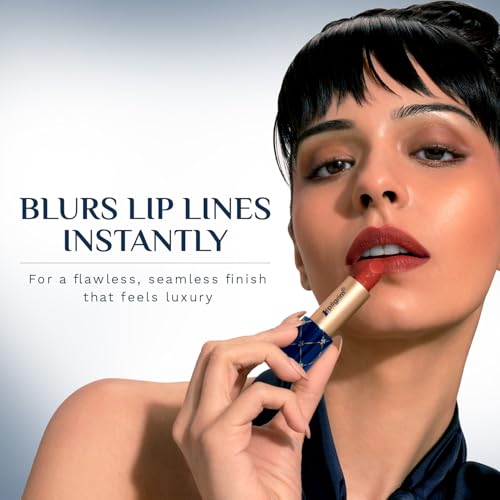 Image of Pilgrim Oh So Creme! Bullet Lipstick | Silky-Matte Finish | Highly Pigmented and Long Lasting | Enriched with Exotic French Grape Seed Oil | (Midnight Vinee-21)