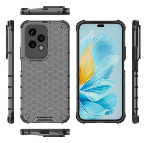 Image of Glasgow Back Case Cover Compatible with [ Honor 200 Lite 5G ] (Stylish Design) - Black