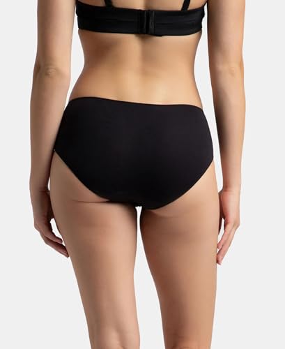 Image of Jockey 1802 Women's High Coverage Micro Modal Elastane Stretch Mid Waist Hipster with Ultrasoft Concealed Waistband (Pack of 2)