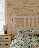 revestimiento simil madera para paredes interiores ✅ Alcance de la entrega: 1m² revestimiento de la pared-madera I 3 diferentes espesores con 2,4, 6mm Tablones de madera maciza (200 x 50mm) para revestimiento de alta calidad con Paneles de madera para decoración individual, una mejor opción a los paneles prefabricados.