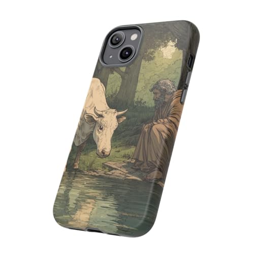 Coque iPhone 14 Plus rigide Riverbank mate au style urbain unique