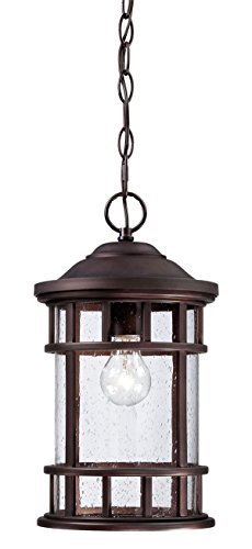 Acclaim 31946Abz New Vista Collection 1-Light Outdoor Light Fixture Hanging Lantern, Architectural Bronze #TOP2